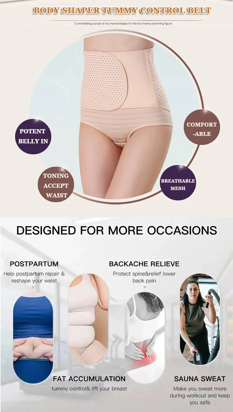 Tummy Wrap Reducing Belly Tummy Postpartum Slimming Belt