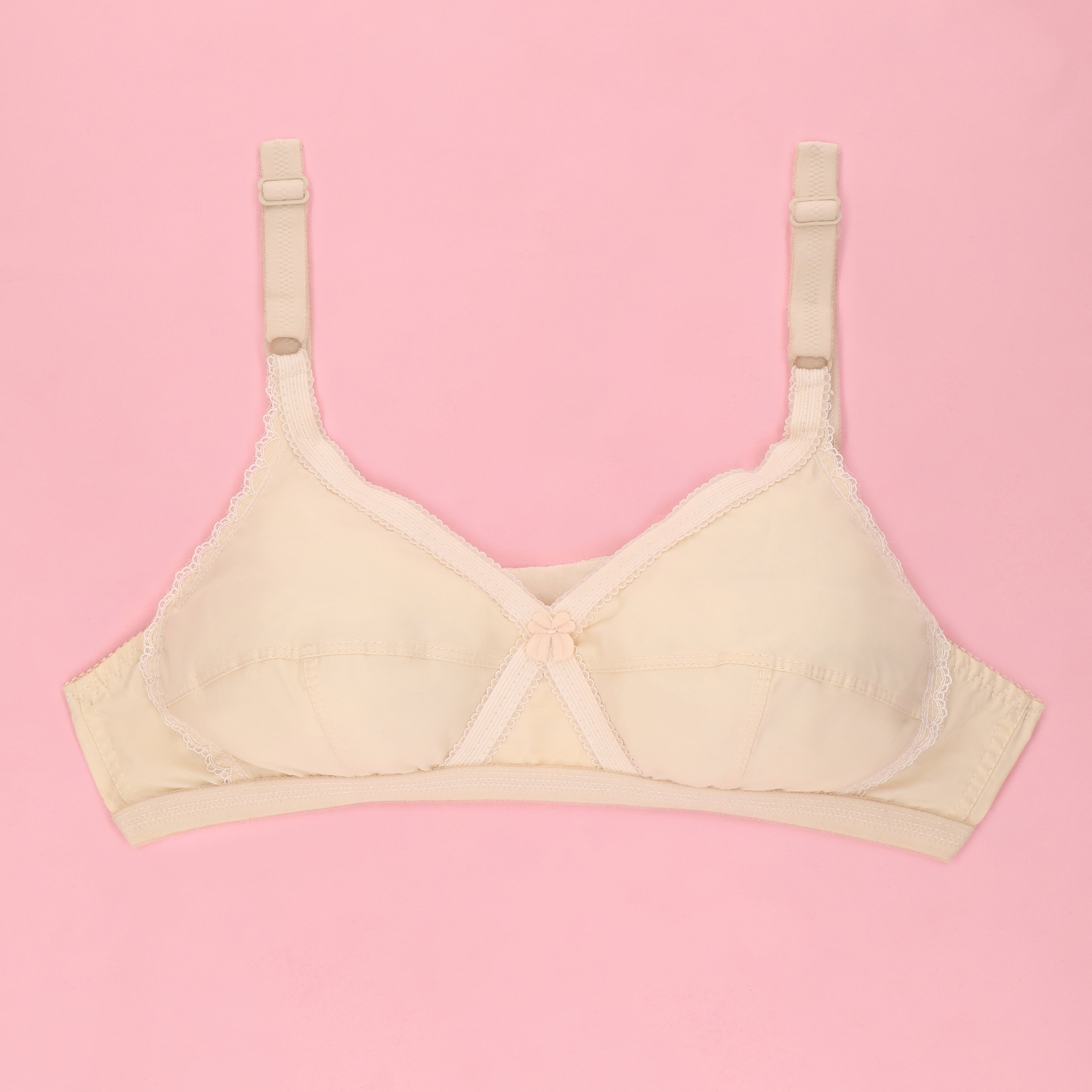 Silk Secret Cross Ample Casual Non Padded Wireless Bra
