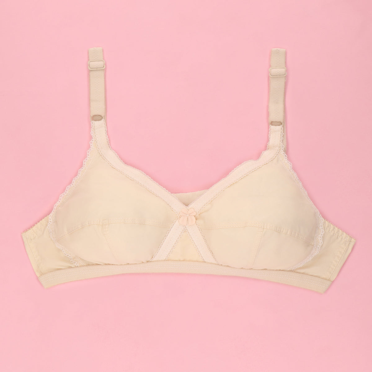 Silk Secret Cross Ample Casual Non Padded Wireless Bra