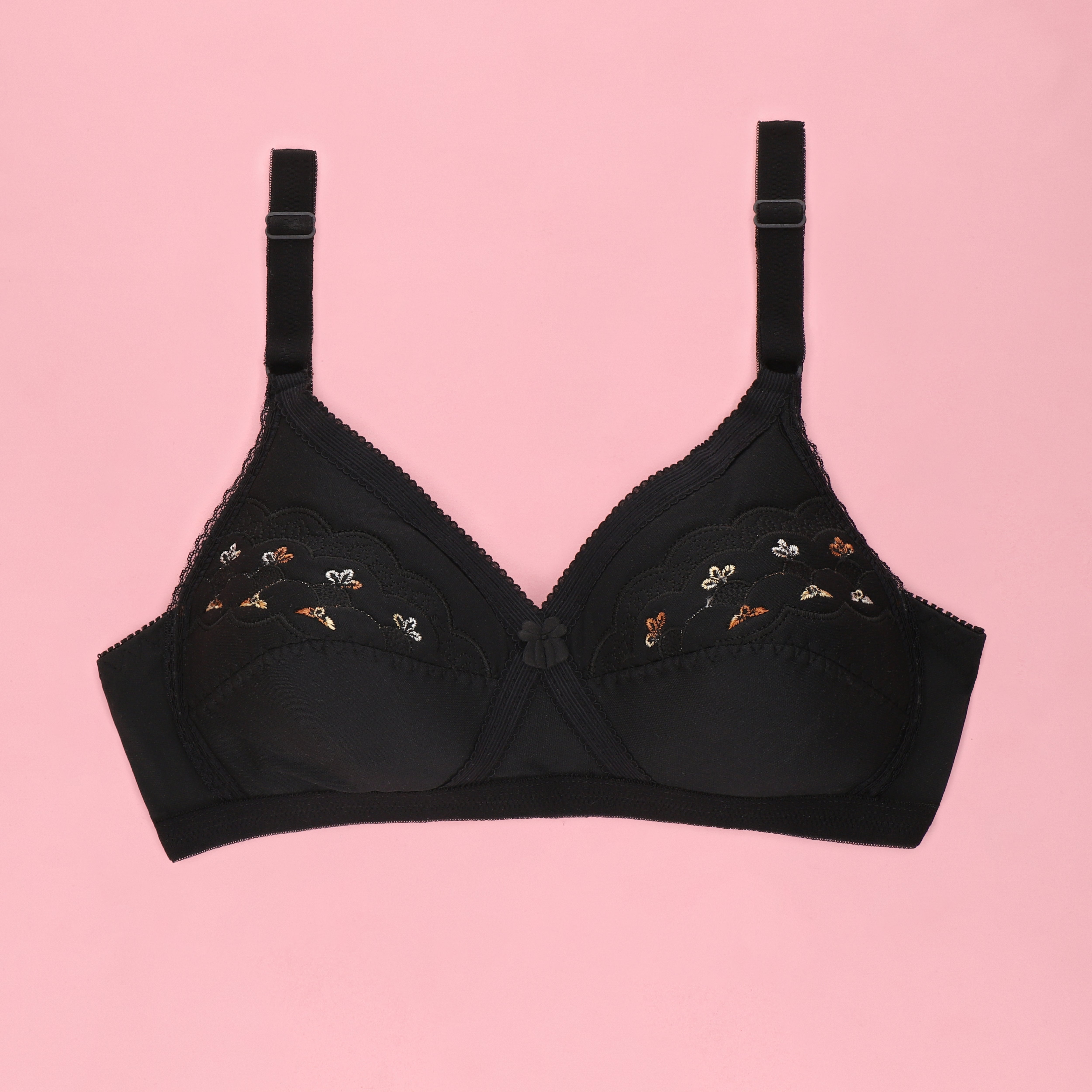 Cross Single Padded Casual Wireless Bra