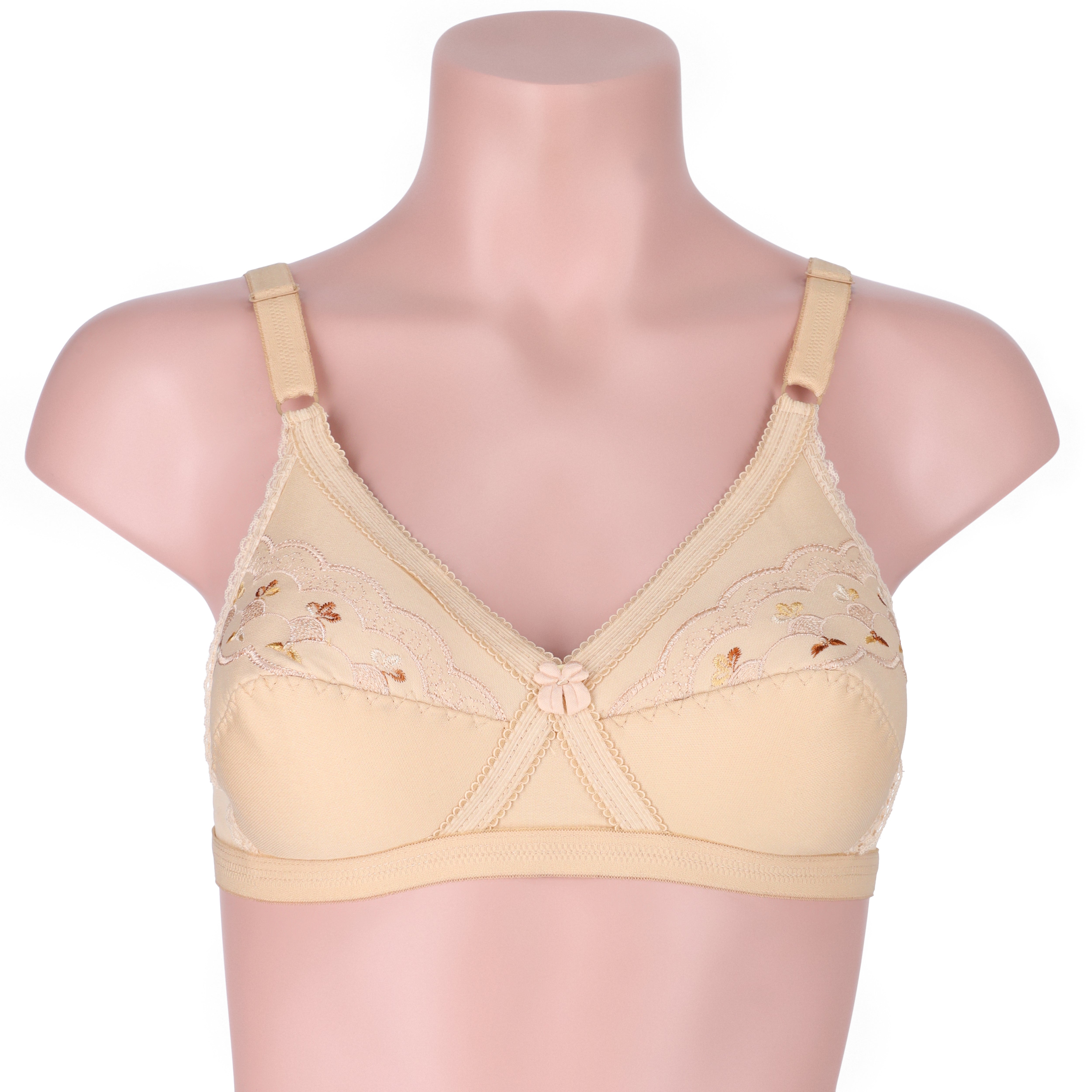 Cross Single Padded Casual Wireless Bra