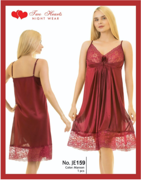 Silk Secret 1 Piece Silk Short Nightwear For Girls & Women sexy silk short nighty for women and ladies price in pakistan