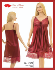 Silk Secret 1 Piece Silk Short Nightwear For Girls & Women sexy silk short nighty for women and ladies price in pakistan