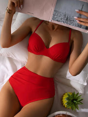 Silk Secret Gloria Red Luxury Push Up Bikini Set