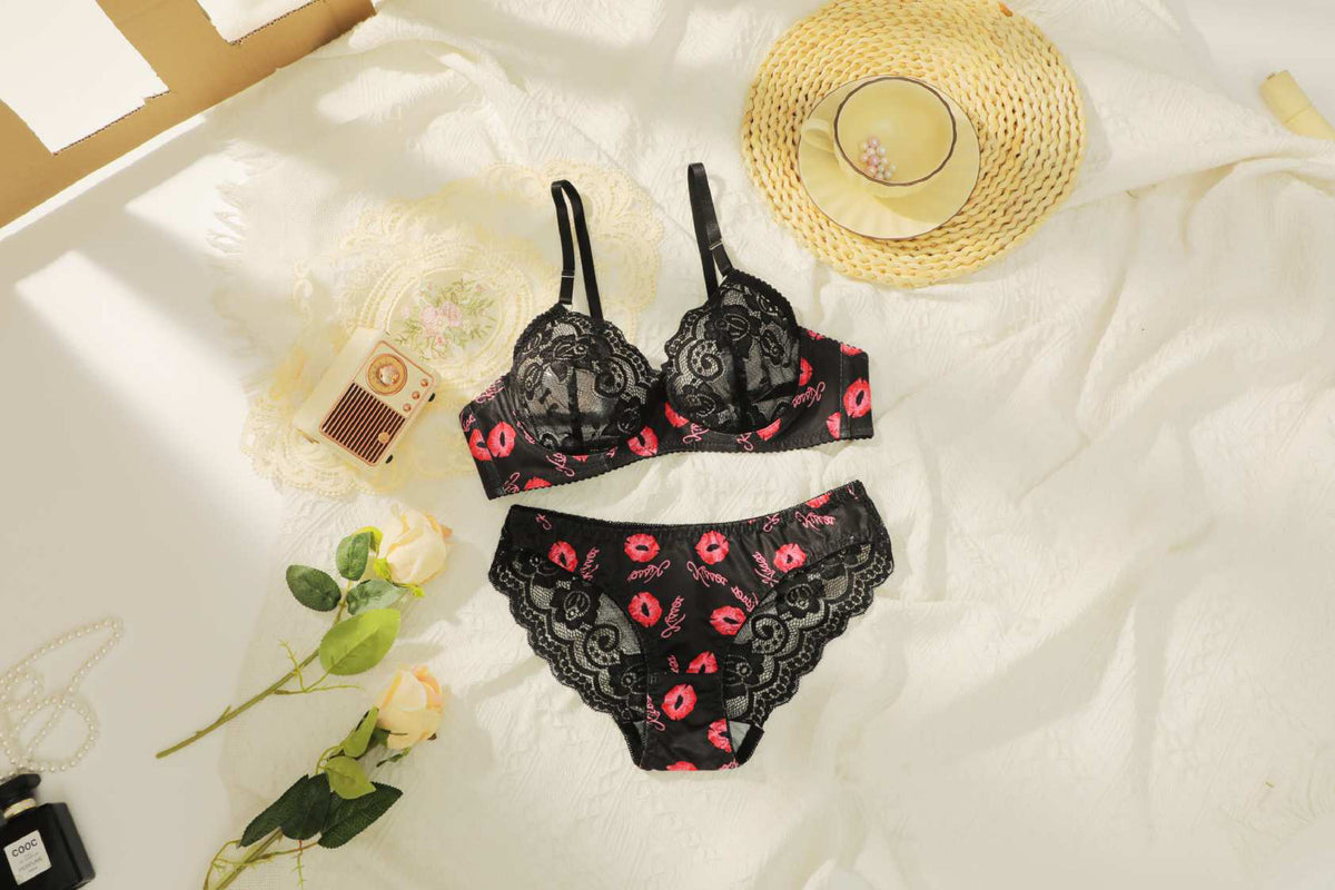 Silk Secret Bra Set - Cherry Flirt