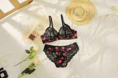 Silk Secret Bra Set - Cherry Flirt