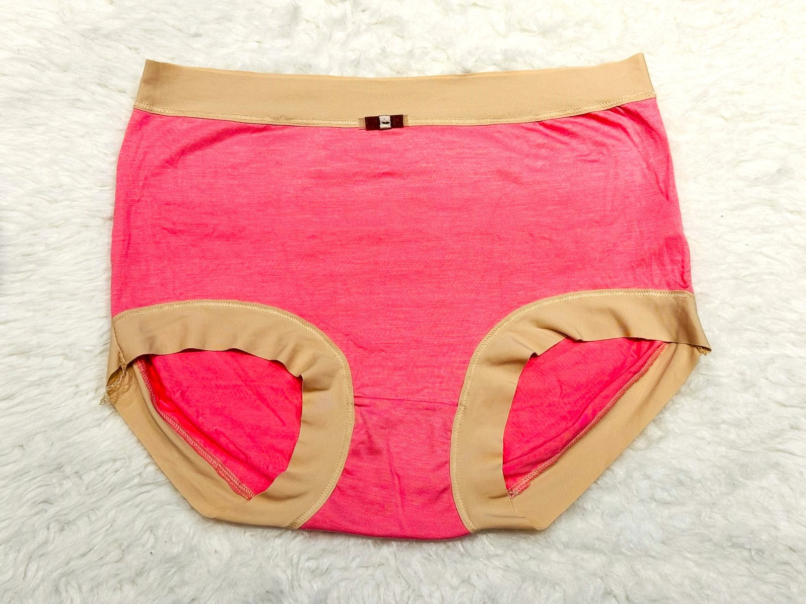 Silk Secret Plus Size Plain Brief Cotton Panty