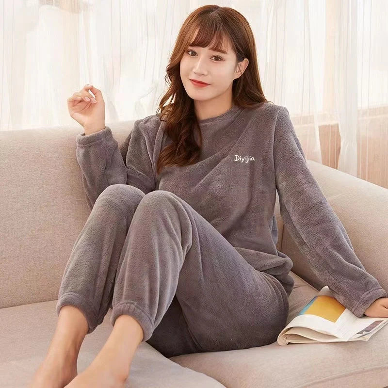Silk Secret Bliss Fleece Pajama Suit