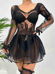 Silk Secret Baby Doll - Gothic Charm