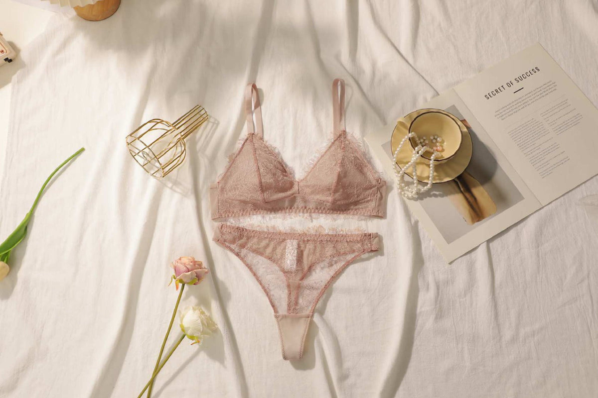 Silk Secret Bra Set - Floral Embrace