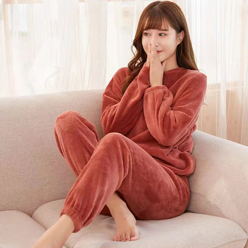 Silk Secret Bliss Fleece Pajama Suit