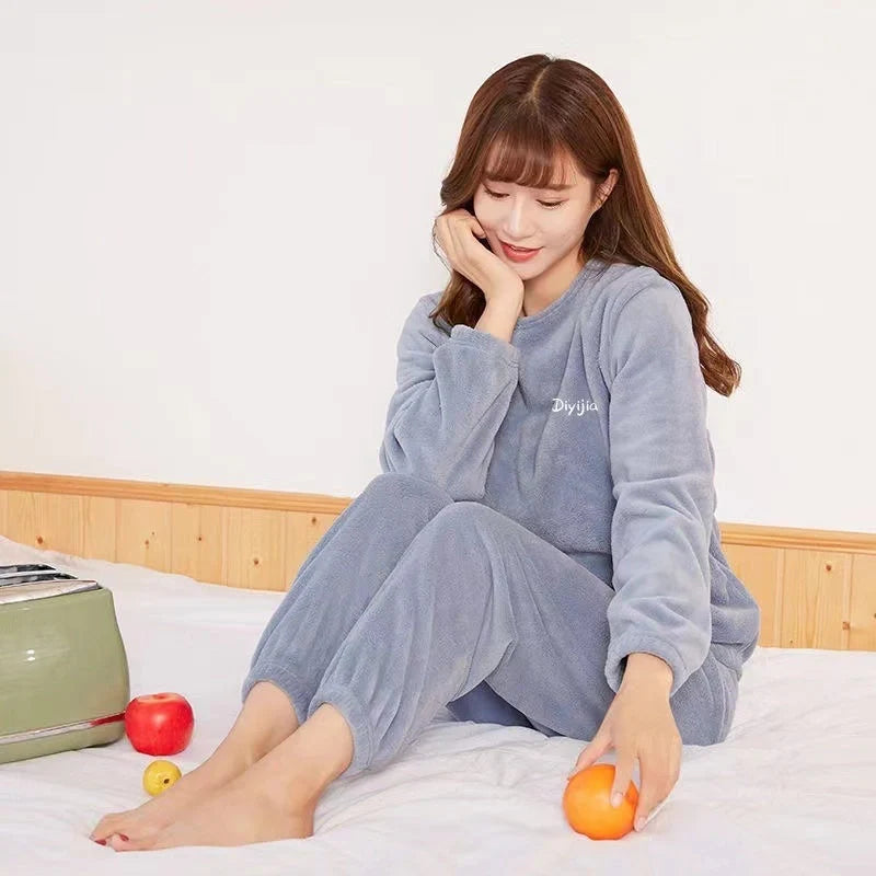 Silk Secret Bliss Fleece Pajama Suit