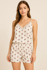 Silk Secret Cami Sets - Luxe Rose