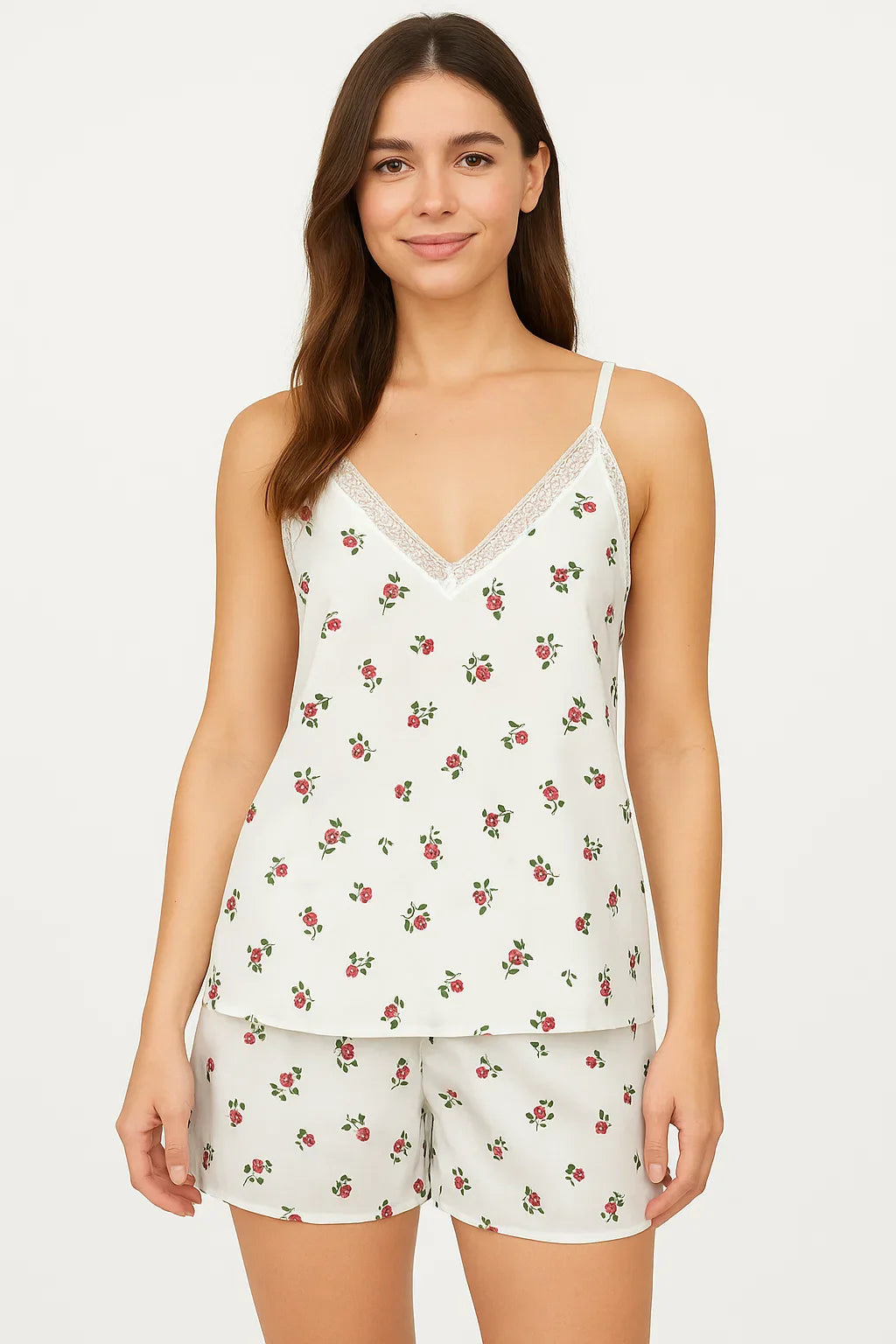 Silk Secret Cami Sets - Luxe Rose