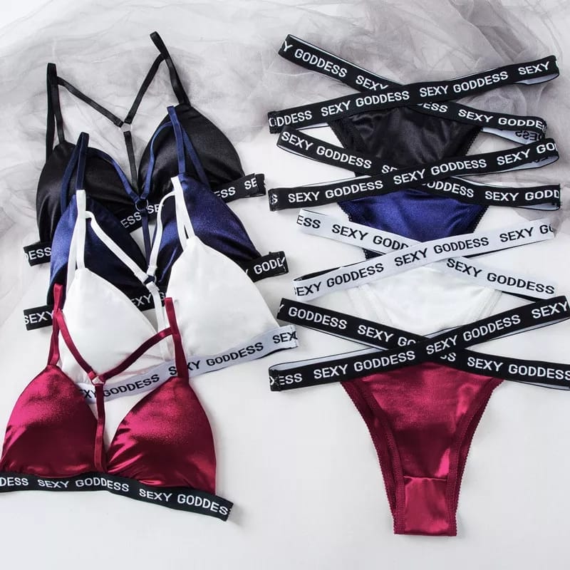 Silk Secret Brief Bralette Bikini Set best colors top quality b ra price in pakistan