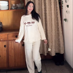 Silk Secret Cozy Cub Fleece Pajama Suit
