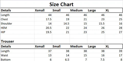 Western Shirt Style 2-Pcs Stiched Co-Ord Set.